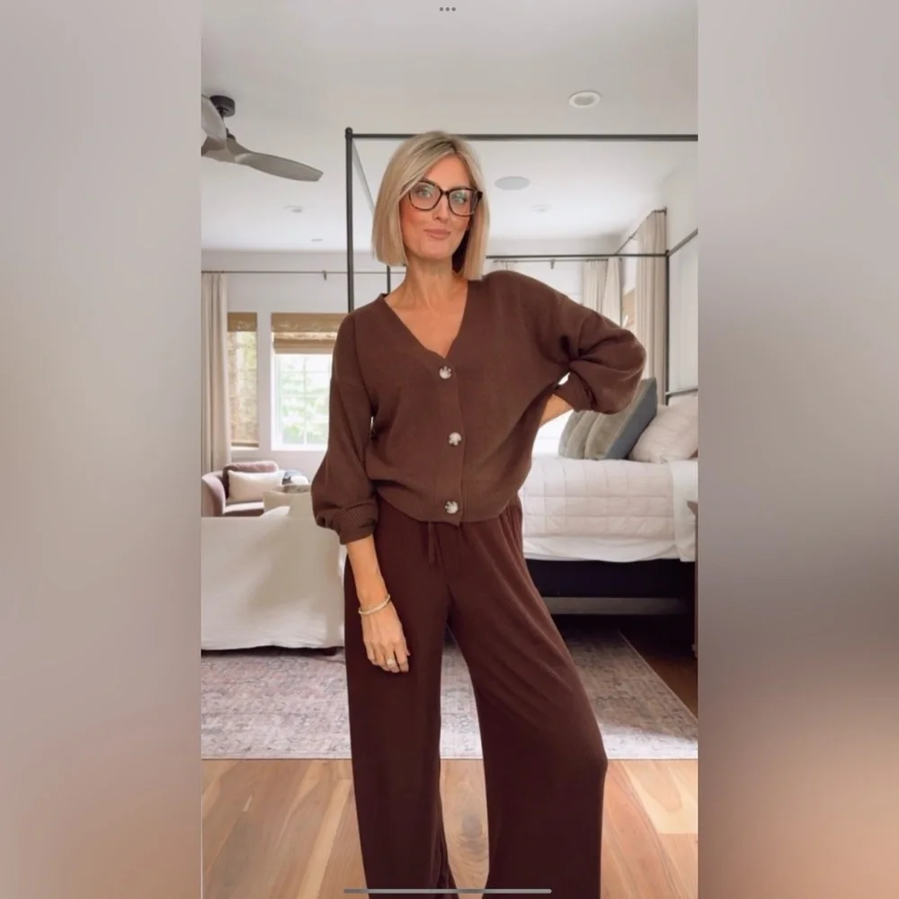 Cable Sweater Cardigan - Picture 1 of 4